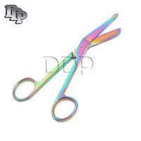 DDP 5.5 INCH Bandage Scissor, Rainbow Finish, 1.6 Ounce