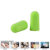 Interstate Safety 40203 Ultra-Soft Foam Earplugs, 200 Pair - 32dB Highest NRR, Comfortable Ear Plugs for Sleeping, Snoring, Work, Travel and Loud Events - Green Color