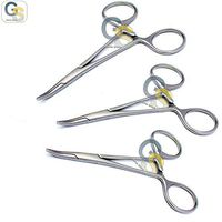 G.S DENTAL Hand Instruments Locking Forceps PLIER Mosquito HEMOSTAT New Set of 3