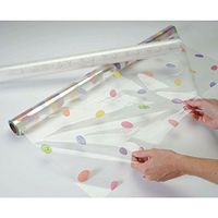Cellane Baby Red Hearts Printed Cellophane Film Wrap - 30"W x 100'L