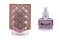 Yankee Candle Diamond ScentPlug Diffuser Base with a Dried Lavender & Oak Home Fragrance Electric Refill