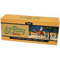 El Rey Menthol King Size Cigarette Tubes (5 Boxes)