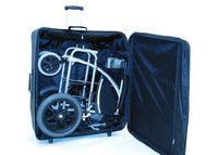Troy Technologies | Travel Folding Wheelchair with Protective Suitcase (16")