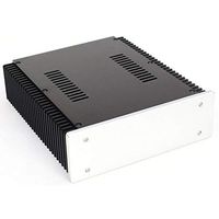 WA92 Aluminum Chassis Amplifier Case/Amplifier Enclosure/DIY Cabinet DAC box DIY KIT(black)