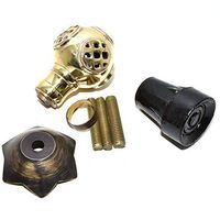 Nautical World US Navy Diver's Walking Cane Solid Brass Diving Helmet Handle Walking Stick Gift, Affordable Gift Decorative Walking Cane Fashion Statement for Men/Women/Seniors/Grandparents! Item