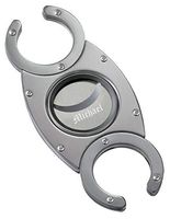 Personalized Visol Iskay Double Blade Metal Cigar Cutter with Free Laser Engraving