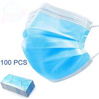 Disposable Face Cover with Ear Loops - Triple Layered Filter | Pack of 100