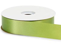 Leaf Green Flora Satin Ribbon 1-7/16"x100 yds 100% Polypropylene (8 Spools) - WRAPS-FL9LG