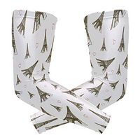 Anyangquji Eiffel Tower Arm Sleeve Protectiv for Man Elbow Brace for Arthritis (1 Pair)