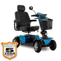 Pride Mobility Victory LX Sport 4 Wheel Scooter with Available 5-Year Extended Warranty (Ocean Blue, 18" x 18" Seat)
