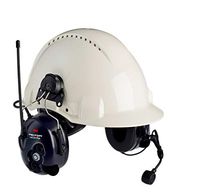 3M PELTOR Lite-Com Pro II Two Way Radio Headset MT7H7P3E4010-NA-50, Communications Headset Hard Hat-Attachable