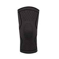 WINOMO Anti Slip Knee Support Brace Sleeve Knee Protector Brace for Running Hiking Outdoor Sports Activities - Size M(Black)