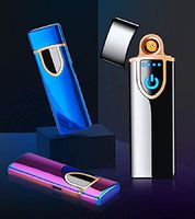 New USB - Charged Windproof Lighter, Exquisite Gift Box Packaging
