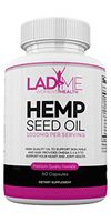 Organic Hemp Seed Oil Capsules for Women – Hemp Oil for Pain Support- Omega 3 6 9 Capsules Supports Anxiety Relief, Cardiovascular Health & Joint Health- Made in The USA - 60 by LadyMe