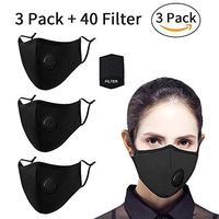 40 Pcs Filter Replacements by seilliet, Filters for Fashion Protective Face Shield, Unisex Face Mask, Reusable Washable Breathable Mouth Masks