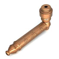 Exquisitely Patterned Tool Engraved On The Outside with Ten Stainless Steel Screens and Storage Bag (Brass)