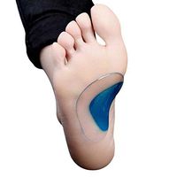 Kapmore Arch Pad Silicone Flat Feet Pad Foot Care Pad Fight Against Plantar Fasciitis Arch Support Insoles