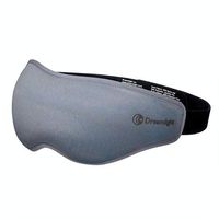 Sleep Eye Mask for Men Women Made of Breathable Anti-Wrinkle Fabric, 3D Contoured Cup Sleeping Mask, Block Out Light, Comfortable Adjustment Strap, Perfect for Sleeping, Napping, Travel, Yoga, Gray