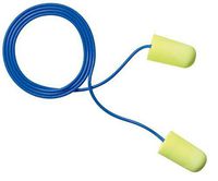 3M Large Single Use E-A-R E-A-Rsoft Yellow Neons Tapered Foam And PVC Corded Earplugs