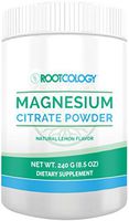 Rootcology Magnesium Citrate Powder - 300mg Magnesium with Natural Lemon Flavor for Digestion Support by Izabella Wentz Author of The Hashimoto's Protocol (240g / 60 Servings)