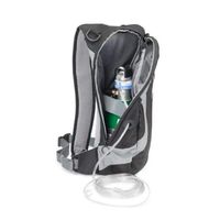 Invacare Cylinder Back Pack for Oxygen Cylinders, Gray/Black, 16" H x 10" W, CYLBACKPACK