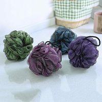Xisheep Bath Ball, Bathing Bathroom Shower Gel Foaming Ball Rubbing Back PE Bath Ball Bathroom Products Home Decorations, for Easter Multicolor