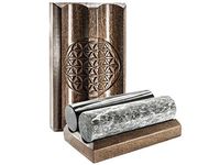 The Pharaoh Cylinders Shungite and Soapstone wich Wooden Stand