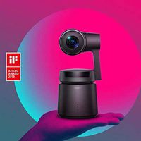 OBSBOT Tail Auto Director Ai Camera 4K Video Camera AI Tracking Shooting 1850Mah 360 4k 60fps OBSBOT Tail Ai Camera (Black)