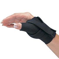 Comfort Cool Thumb CMC Restriction Splint. Avail. in All Sizes. Thumb Brace Provides Support, Compression. Indications - Arthritis, Tendinitis, Dislocations, Sprains, Repetitive Use. Left Large Plus.