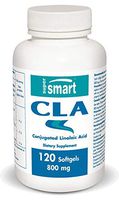 Supersmart - CLA 800 mg - Weight, Slimming, Essential Fatty acids - Combined Linoleic Acid : The Anti-Fat Lipidic | Non-GMO - 120 Softgels