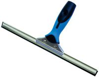 Moerman 21055 12" Pro Stainless Steel Window Squeegee With 2 Component Anti-Slip Comfort Grip, Dura-Flex Rubber Blade