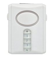 GE Jasco 45117 Wireless Battery Operated Magnetic Door Alarm With Keypad