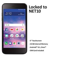 Net10 LG Rebel 4 4G LTE Prepaid Smartphone with $40 Airtime