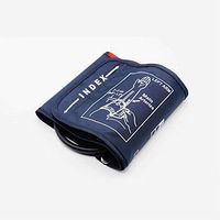 Replacement Blood Pressure Cuff for Arm Monitor Single Tube Adult Size, Nylon Blue 22-30 cm Wristband