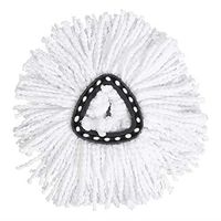Mop Head Replacement - Replacement Mop Heads Microfiber Triangle Spinning Mops Head for Floor Easy Cleaning