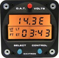 Davtron M803 Digital Clock w/LCD Display (28V)