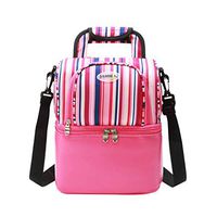 Roysberry Insulated Lunch Bag, Insulated Lunch Bag for Women Men Kids Cooler Adults Tote Food Lunch Box 9L