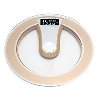 LCD Digital Scale,Digital Luggage Scale Household Body Weight Electronic Scale High Precision Health Weighing Large Blue LCD Backlight Display Scale(Gold)
