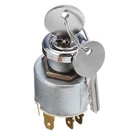 Lgnition Lock, Putars Lgnition Lock Cylinder Car Motor Boat Universal 4 Position Ignition Switch12V 2 Keys Set Compatible for SPB501