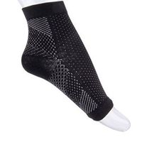 Veligoo Foot Care Compression Sleeve Plantar Fasciitis Socks with Arch Support Eases Swelling & Heel Spurs Ankle (black, S/M)