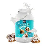 FitVibes Whey Protein Powder – Weight Loss, Bodybuilding and Keto Friendly. Amazing Taste with Less Than 1 g of Carbs. Low Calorie Shake for Men and Women. 25 Servings, Cinnamon Roll