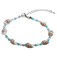 Anklets Bracelets Boho Anklet Beach Rhinestones Turquoise Stone Charm Anklet Girls Pendant Ankles Best Beautiful Woman Cheap Popular Accessories Aesthetic