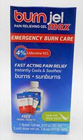 Burn JEL Pain Relieving Gel MAX Emergency Burn Care 3OZ Pack of 1