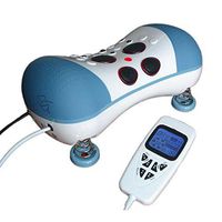 LPY-JMRON Cervical Massager, Electric Massage Pillow Neck Massager to Relieve Cervical Pain Digital Meridian Treatment Low Frequency Pulse Meridian Massage Instrument