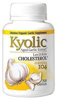 Kyolic Formula 104 Aged Garlic Extract Lecithin Cholesterol (200-Capsules) by Kyolic
