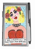 Notepad with Pen - I need a vacation