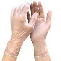 Amlaiworld 50 Pairs Rubber Protective Gloves Powder Free Gloves Comfortable Disposable Mechanic Nitrile Gloves (XL (240MM × 115MM), White)