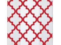 10ct. Red"GEO Tiles" 4x2x9" Medium Cello Cellophane Treat Food Snack Bags ngKE -1534