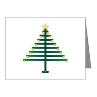 Note Cards (10 Pack) Christmas Tree Plain
