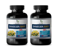 Diuretic Water Pills - Dandelion Root 520 MG - Pure and Potent Ingredients - Dandelion Supplement for Women - 2 Bottles 360 Capsules